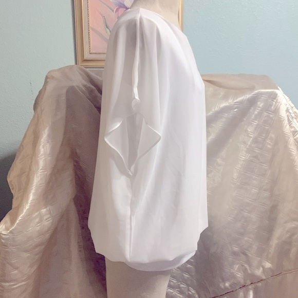 VIISHOW Women's Summer Loose Casual Short Sleeve Chiffon Top T-Shirt Blouse - Picture 3 of 13